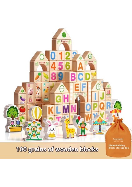Çocuk Üç Boyutlu Ahşap Puzzle Tahtası Bebek Montessori Erken Eğitim Eşleştirme Hayvan Şekli Blokları Hediye Oyuncaklar (Yurt Dışından)