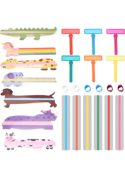 25 Parça Disleksi Çocuklar Için Okuma Şeritleri Hayvan Takip Cetvelleri (Yurt Dışından) fırsatları