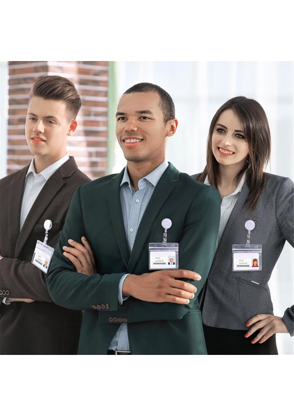 100 Adet Geri Çekilebilir Rozet Makarası Klipsleri Kimlik Kartı Tutucu Makarası, A (Yurt Dışından) indirimleri