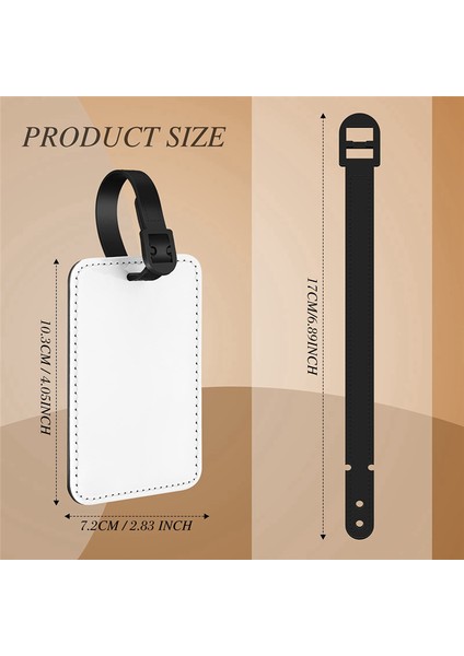 8 Adet Süblimasyon Bagaj Etiketi Isim Etiketi Boş Bavul Etiketleri (Yurt Dışından) fiyatları