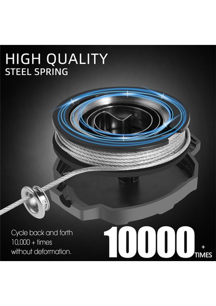 2 Paket Geri Çekilebilir Anahtarlık, Çelik Geri Çekilebilir Kordonlu Kimlik Rozeti Makarası (Yurt Dışından) modelleri