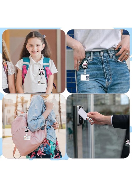 3 Adet Inek Rozeti Makarası Klipsleri, Geri Çekilebilir Rozet Tutucu (Yurt Dışından) indirimleri