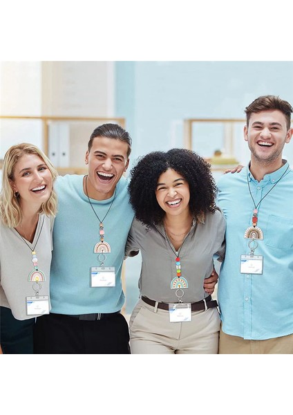 Öğretmen Kimlik Rozetleri ve Anahtarlar Için Boyun Askıları Sevimli Boncuklu Boyun Askıları (Yurt Dışından) indirimleri