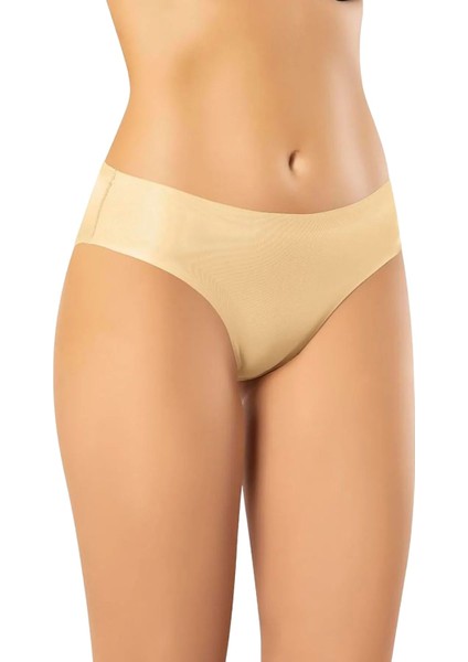 Kadın Lazer Kesim Slikonlu Bikini Slip Külot