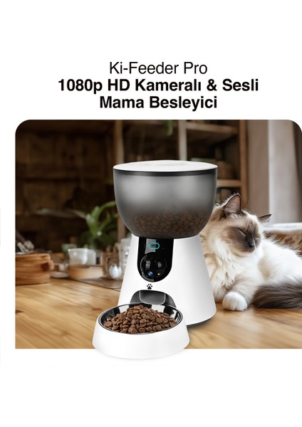 Ki-Feeder Pro Video Kameralı Sesli Mama Besleyici modelleri
