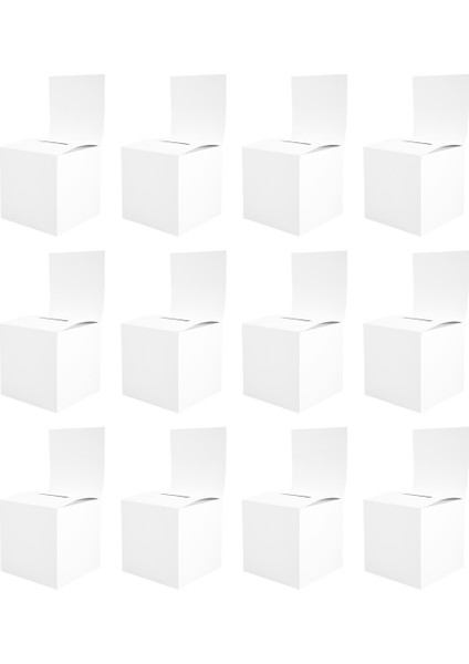 12 Adet Çekiliş Oy Sandığı Oy Sandığı, 6 x 6 x 6 Inç (Yurt Dışından)