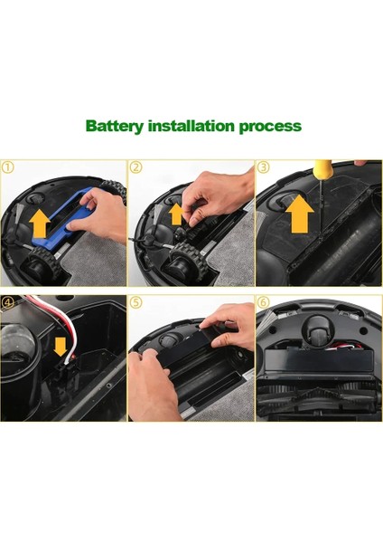 Viomi V2 Pro V3 Mop Pro Stytj02ym Uyumlu Batarya ( Kapasite) 3200mah Pil Robot Süpürge Batarya Vrvclmb21b fırsatları
