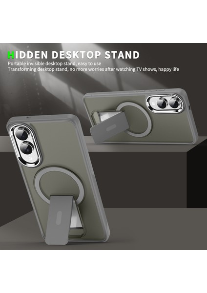 Samsung Galaxy S25 Edge Pc + Tpu Telefon Kılıfı ve Kickstand ile Magsafe ile Uyumlu (Yurt Dışından) fiyatları