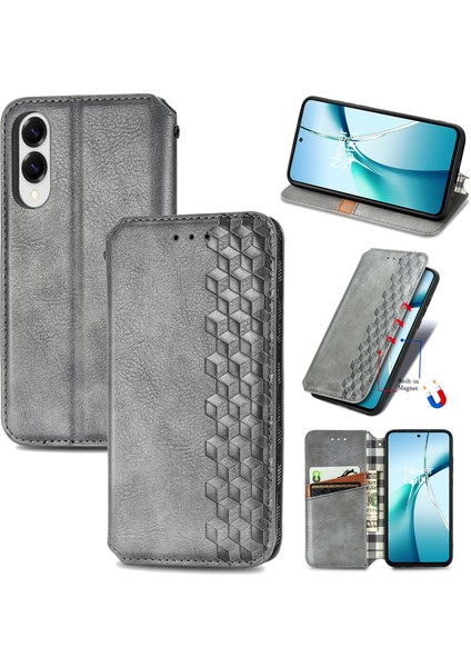 Samsung Galaxy S25 Edge Pu Deri Cüzdan Telefon Kılıfı (Yurt Dışından)