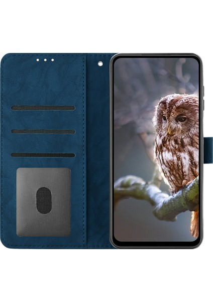 Samsung Galaxy S25 Edge Pu Deri Cüzdan Telefon Kılıfı Bilek Kayışı ile (Yurt Dışından)
