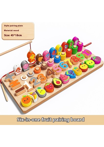 Çocuk Üç Boyutlu Ahşap Puzzle Tahtası Bebek Montessori Erken Eğitim Eşleştirme Hayvan Şekli Blokları Hediye Oyuncaklar (Yurt Dışından)