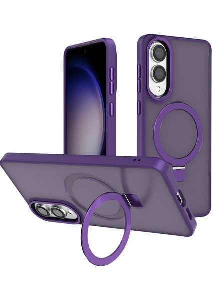 Samsung Galaxy S25 Edge Anti-Düşme Tpu + Pc Kickstand Telefon Kılıfı Magsafe ile Uyumlu (Yurt Dışından)