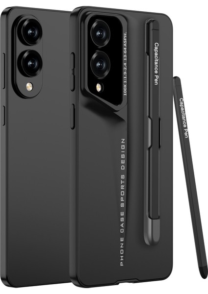 Samsung Galaxy S25 Edge Ince Sert Pc Koruyucu Telefon Kılıfı Kalemle (Yurt Dışından)