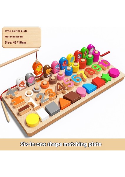 Çocuk Üç Boyutlu Ahşap Puzzle Tahtası Bebek Montessori Erken Eğitim Eşleştirme Hayvan Şekli Blokları Hediye Oyuncaklar (Yurt Dışından)