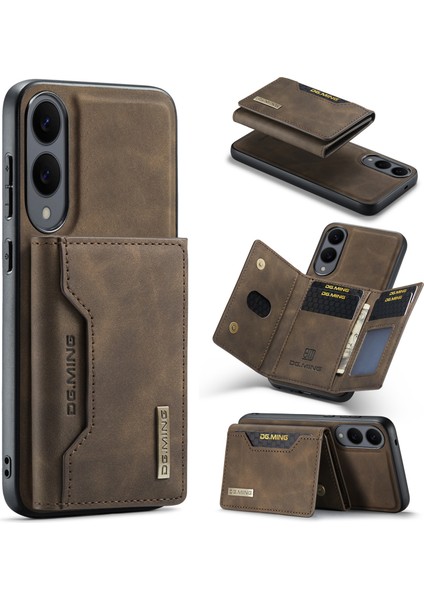 Samsung Galaxy S25 Edge Pu + Pc + Tpu Telefon Kılıfı Çıkarılabilir Cüzdan (Yurt Dışından)