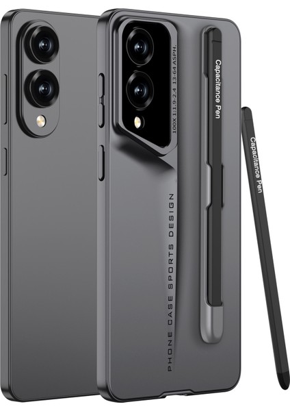 Samsung Galaxy S25 Edge Ince Sert Pc Koruyucu Telefon Kılıfı Kalemle (Yurt Dışından)