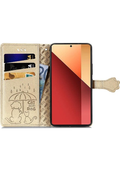 Xiaomi Redmi Note 13 Pro 4g Sevimli Kedi Kabartmalı Premium Pu Deri Flip Darbeye Dayanıklı Cüzdan Manyetik Kılıf Kapağı Kart Yuvaları ile (Yurt Dışından) indirimleri