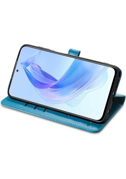 Honor 90 Lite Sevimli Kedi Kabartmalı Premium Pu Deri Flip Darbeye Dayanıklı Cüzdan Manyetik Kılıf Kapağı Kart Yuvaları ile (Yurt Dışından) modelleri