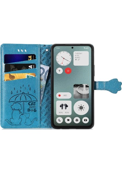 Nothing Cmf Phone 1 Sevimli Kedi Kabartmalı Premium Pu Deri Flip Darbeye Dayanıklı Cüzdan Manyetik Kılıf Kapağı Kart Yuvaları ile (Yurt Dışından) modelleri