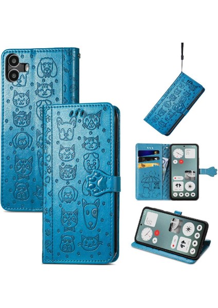 Nothing Cmf Phone 1 Sevimli Kedi Kabartmalı Premium Pu Deri Flip Darbeye Dayanıklı Cüzdan Manyetik Kılıf Kapağı Kart Yuvaları ile (Yurt Dışından) fırsatları