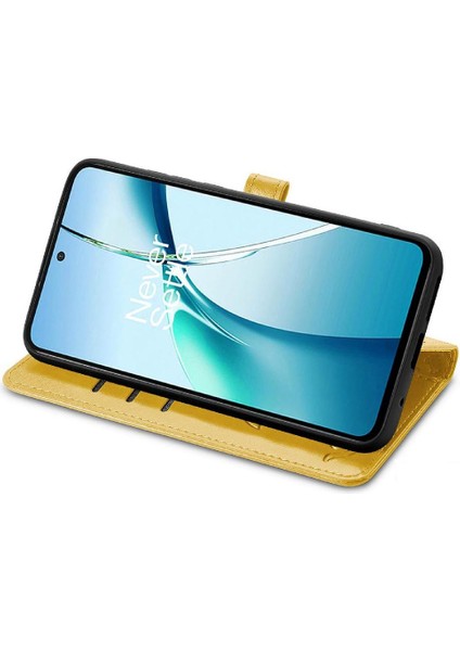 Honor 200 Smart Sevimli Kedi Kabartmalı Premium Pu Deri Flip Darbeye Dayanıklı Cüzdan Manyetik Kılıf Kapağı Kart Yuvaları ile (Yurt Dışından)