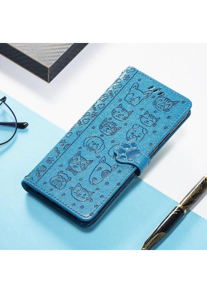 iPhone 11 Sevimli Kedi Kabartmalı Premium Pu Deri Flip Darbeye Dayanıklı Cüzdan Manyetik Kılıf Kapağı Kart Yuvaları ile (Yurt Dışından) fırsatları