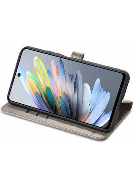 Zte Blade A75 4g Sevimli Kedi Kabartmalı Premium Pu Deri Flip Darbeye Dayanıklı Cüzdan Manyetik Kılıf Kapağı Kart Yuvaları ile (Yurt Dışından) fırsatları