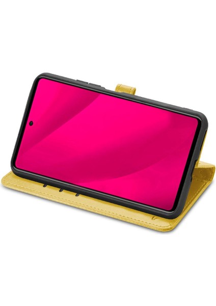 Hmd Pulse Pro Sevimli Kedi Kabartmalı Premium Pu Deri Flip Darbeye Dayanıklı Cüzdan Manyetik Kılıf Kapağı Kart Yuvaları ile (Yurt Dışından)
