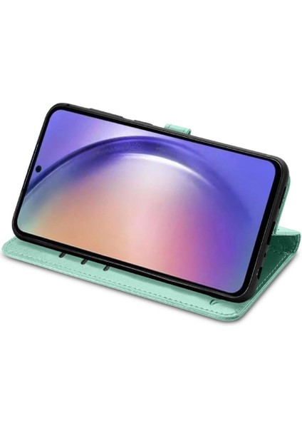 Xiaomi Poco X6 Pro 5g Sevimli Kedi Kabartmalı Premium Pu Deri Flip Darbeye Dayanıklı Cüzdan Manyetik Kılıf Kapağı Kart Yuvaları ile (Yurt Dışından)