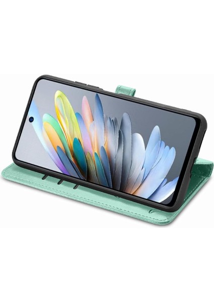 Zte Blade A75 4g Sevimli Kedi Kabartmalı Premium Pu Deri Flip Darbeye Dayanıklı Cüzdan Manyetik Kılıf Kapağı Kart Yuvaları ile (Yurt Dışından) modelleri