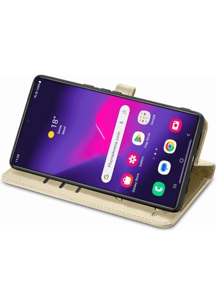 Samsung Galaxy S25 Ultra Sevimli Kedi Kabartmalı Premium Pu Deri Flip Darbeye Dayanıklı Cüzdan Manyetik Kılıf Kapağı Kart Yuvaları ile (Yurt Dışından)
