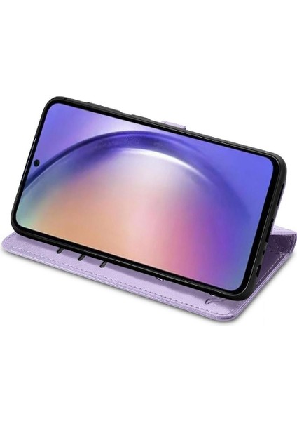 Xiaomi Poco X6 Pro 5g Sevimli Kedi Kabartmalı Premium Pu Deri Flip Darbeye Dayanıklı Cüzdan Manyetik Kılıf Kapağı Kart Yuvaları ile (Yurt Dışından)
