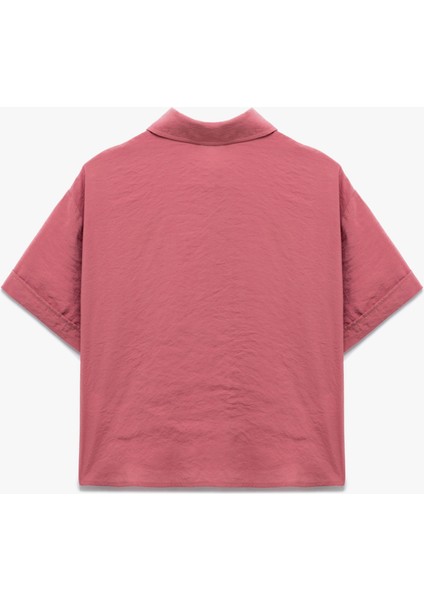 Klasik Yaka Düğmeli Kısa Kollu Modal Gömlek fırsatları