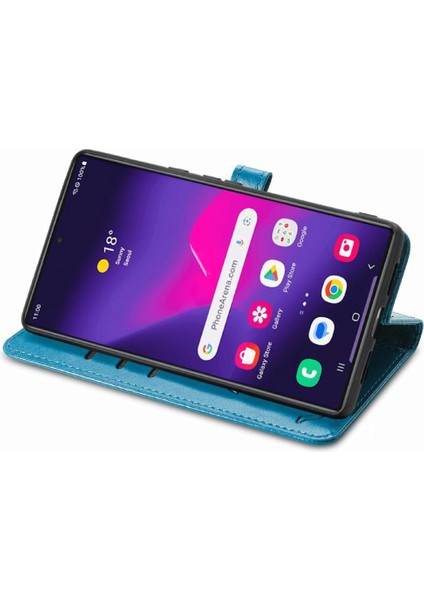 Samsung Galaxy S25 Ultra Sevimli Kedi Kabartmalı Premium Pu Deri Flip Darbeye Dayanıklı Cüzdan Manyetik Kılıf Kapağı Kart Yuvaları ile (Yurt Dışından)