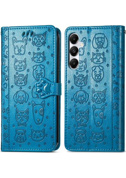 Xiaomi Poco X6 Pro 5g Sevimli Kedi Kabartmalı Premium Pu Deri Flip Darbeye Dayanıklı Cüzdan Manyetik Kılıf Kapağı Kart Yuvaları ile (Yurt Dışından)