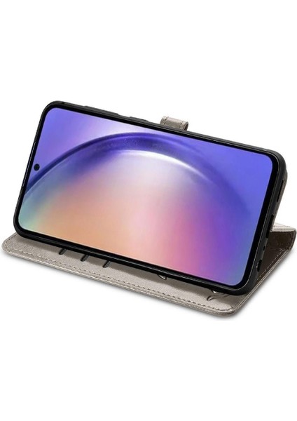 Xiaomi Poco X6 Pro 5g Sevimli Kedi Kabartmalı Premium Pu Deri Flip Darbeye Dayanıklı Cüzdan Manyetik Kılıf Kapağı Kart Yuvaları ile (Yurt Dışından)