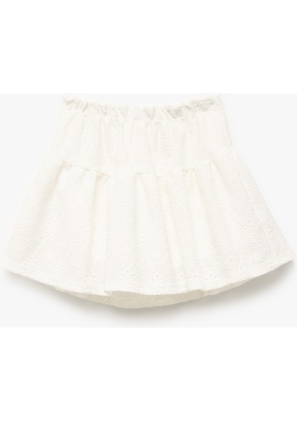 Volanlı Brode Mini Etek fiyatları