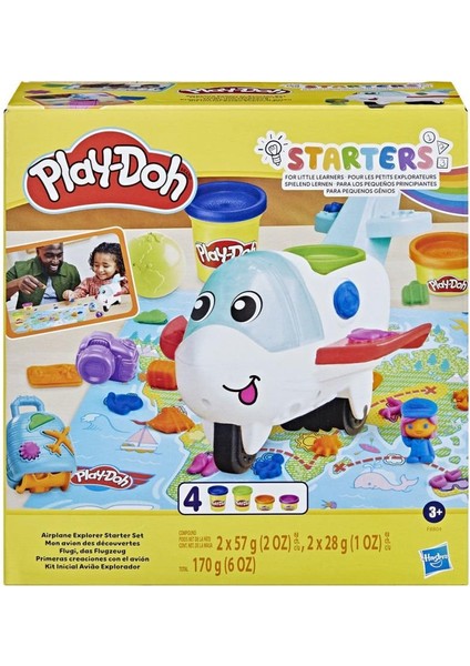 Nessi World F8804 Play-Doh Starters Eğlenceli Uçak Oyun Seti +3 Yaş