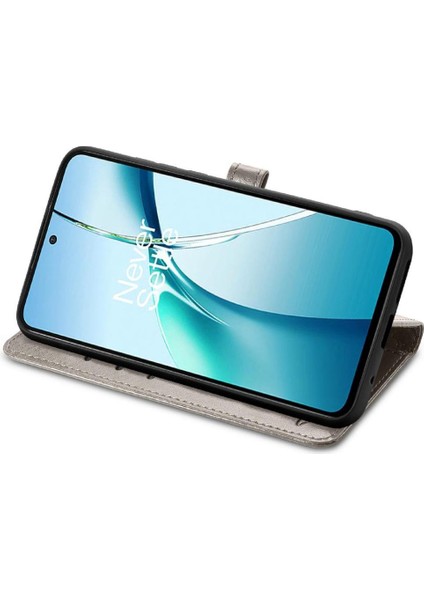 Nothing Phone 3A Sevimli Kedi Kabartmalı Premium Pu Deri Flip Darbeye Dayanıklı Cüzdan Manyetik Kılıf Kapağı Kart Yuvaları ile (Yurt Dışından)