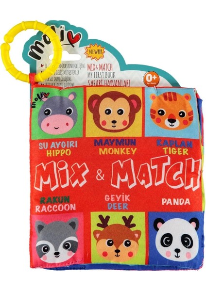 Mulvxurgy URGY02 Bul & Eşleştir Kitap Safari Hayvanları (Mulvix)