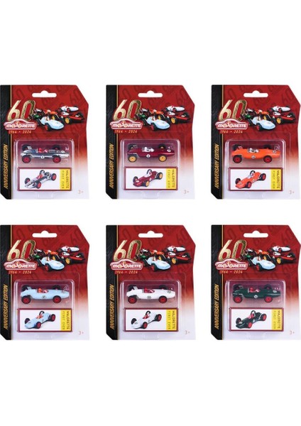 Nessiworld 212054103 Majorette Anniversary Edition First Ever 6-Asst