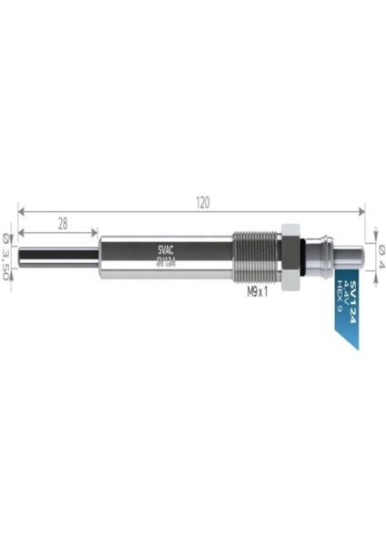 Kızdırma Bujısı 4.4V Fıat Fıorıno Box Body Estate 225 1.3 D SV124