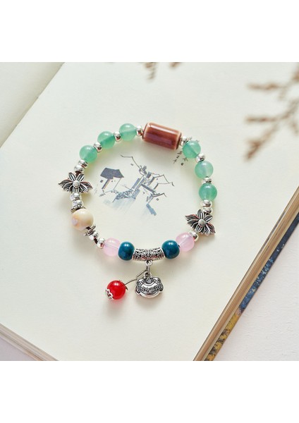 Seramik Takı Bileklik Etnik Stil Qing El Dokuması Bileklik (Yurt Dışından)