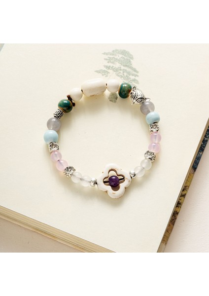 Seramik Takı Bileklik Etnik Stil Qing El Dokuması Bileklik (Yurt Dışından)