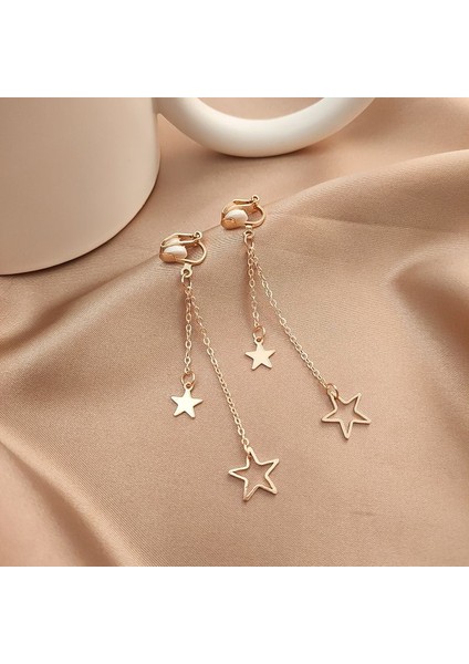 Kulak Deliksiz Duygu Kulak Klipsleri Niş Tasarım Küpeler Fransız Vintage Inci Küpeler (Yurt Dışından)