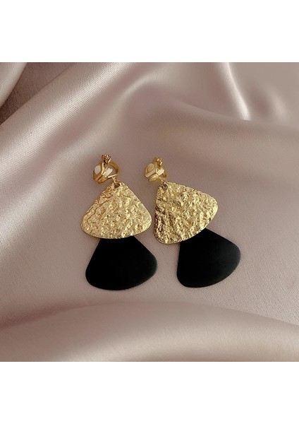 Kulak Deliksiz Duygu Kulak Klipsleri Niş Tasarım Küpeler Fransız Vintage Inci Küpeler (Yurt Dışından)