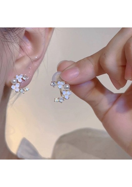 Deliksiz Kulak Klipsleri Mizaç Yüz Eşleşen Küpeler Küçük Küpeler (Yurt Dışından)