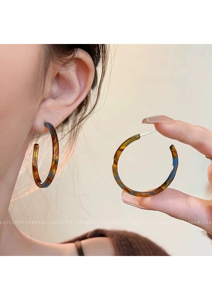 Küpeler Büyük Daire Küpeler Temperament Basit Küpeler Küpeler Mücevherat (Yurt Dışından)