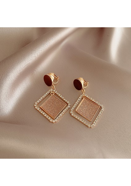 Kulak Deliksiz Kulak Klipsleri Mizaç Küpeleri Fransız Retro Inci Küpeler (Yurt Dışından)