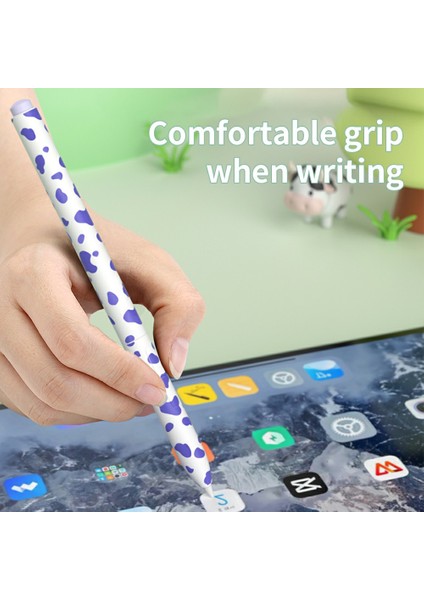 Xiaomi Akıllı Kalem (Gen 2) Inek Desenli Kalem Kılıfı Silikon Koruyucu Kılıf-Pembe (Yurt Dışından)